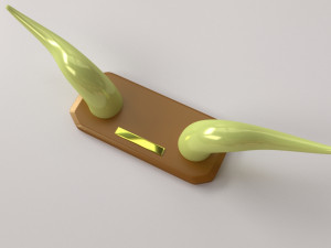 horn decor 3D 模型