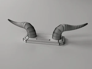 horn decor 3D Model