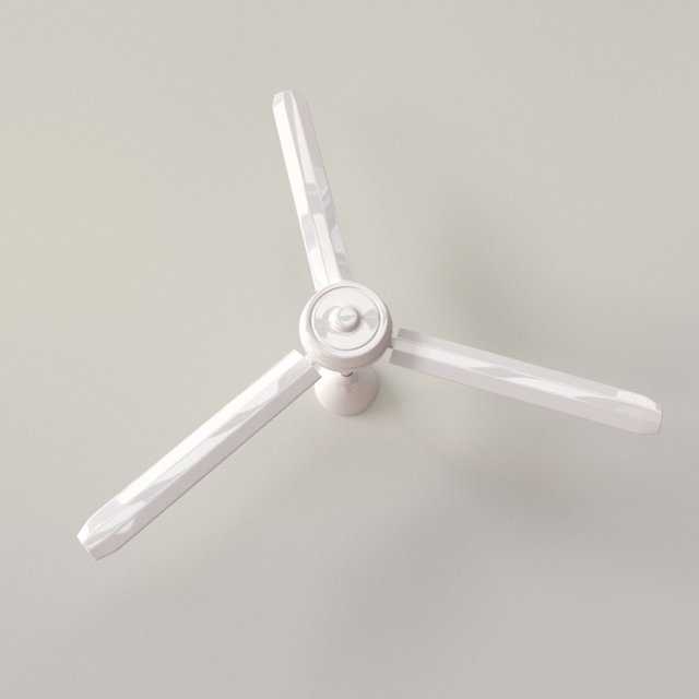 ceiling fan 3D Model .c4d .max .obj .3ds .fbx .stl .blend 