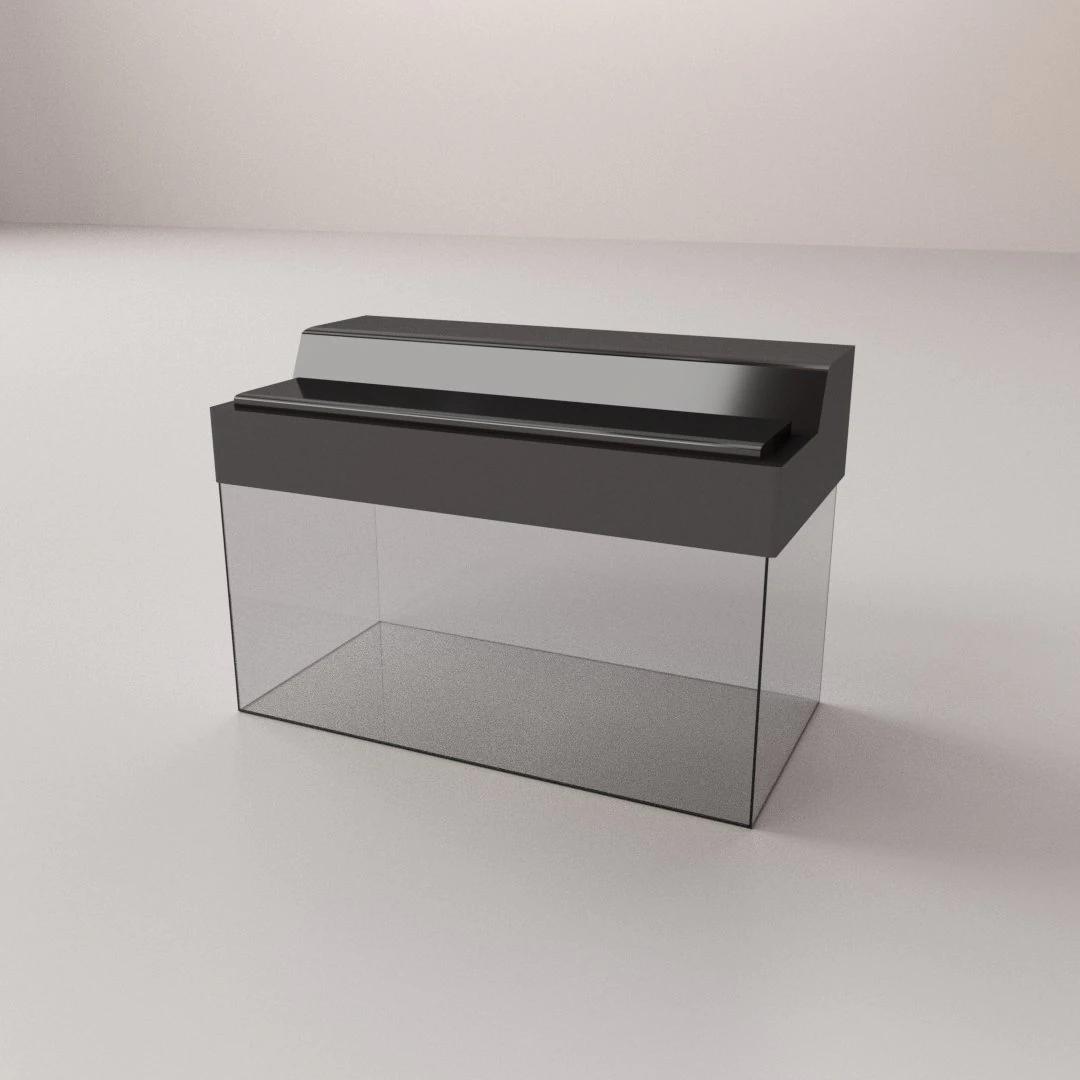 aquarium 3D Model .c4d .max .obj .3ds .fbx .stl .blend 