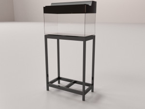 aquarium with stand Model 3D