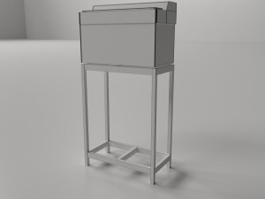 aquarium with stand 3D Model