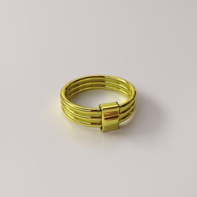 golden ring 3D 모델 .c4d .max .obj .3ds .fbx .stl .blend 