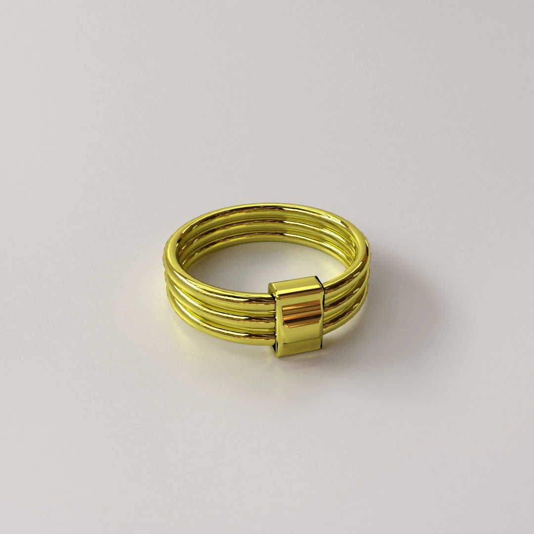 golden ring 3D Model .c4d .max .obj .3ds .fbx .stl .blend 