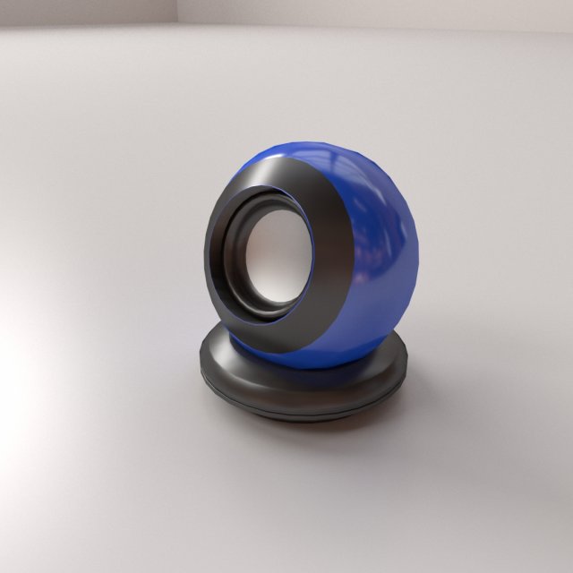 bluetooth speaker 3D Model .c4d .max .obj .3ds .fbx .stl .blend 
