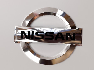 nissan logo 3Dモデル