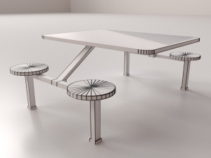restaurant furniture 3D-Modell