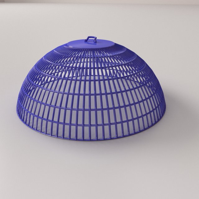 food cover 3D Model .c4d .max .obj .3ds .fbx .stl .blend 