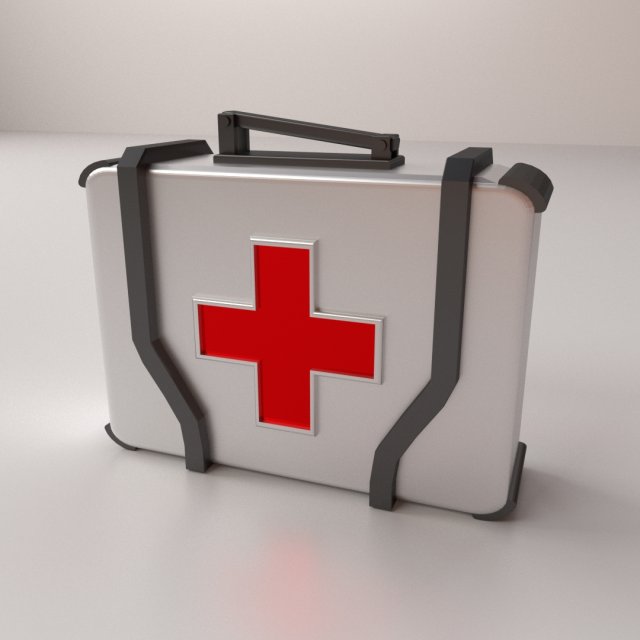 sci fi medipack 3D Model .c4d .max .obj .3ds .fbx .stl .blend 