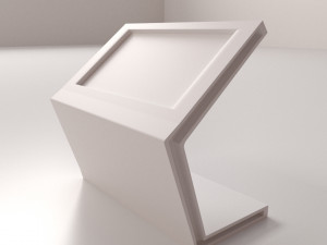 computer kiosk Modelo 3D