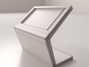computer kiosk Modelo 3D
