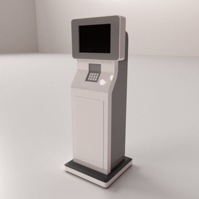 computer kiosk v2 Modèle 3D .c4d .max .obj .3ds .fbx .stl .blend 
