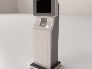 computer kiosk v2 Model 3D