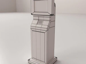 computer kiosk v2 3D Model