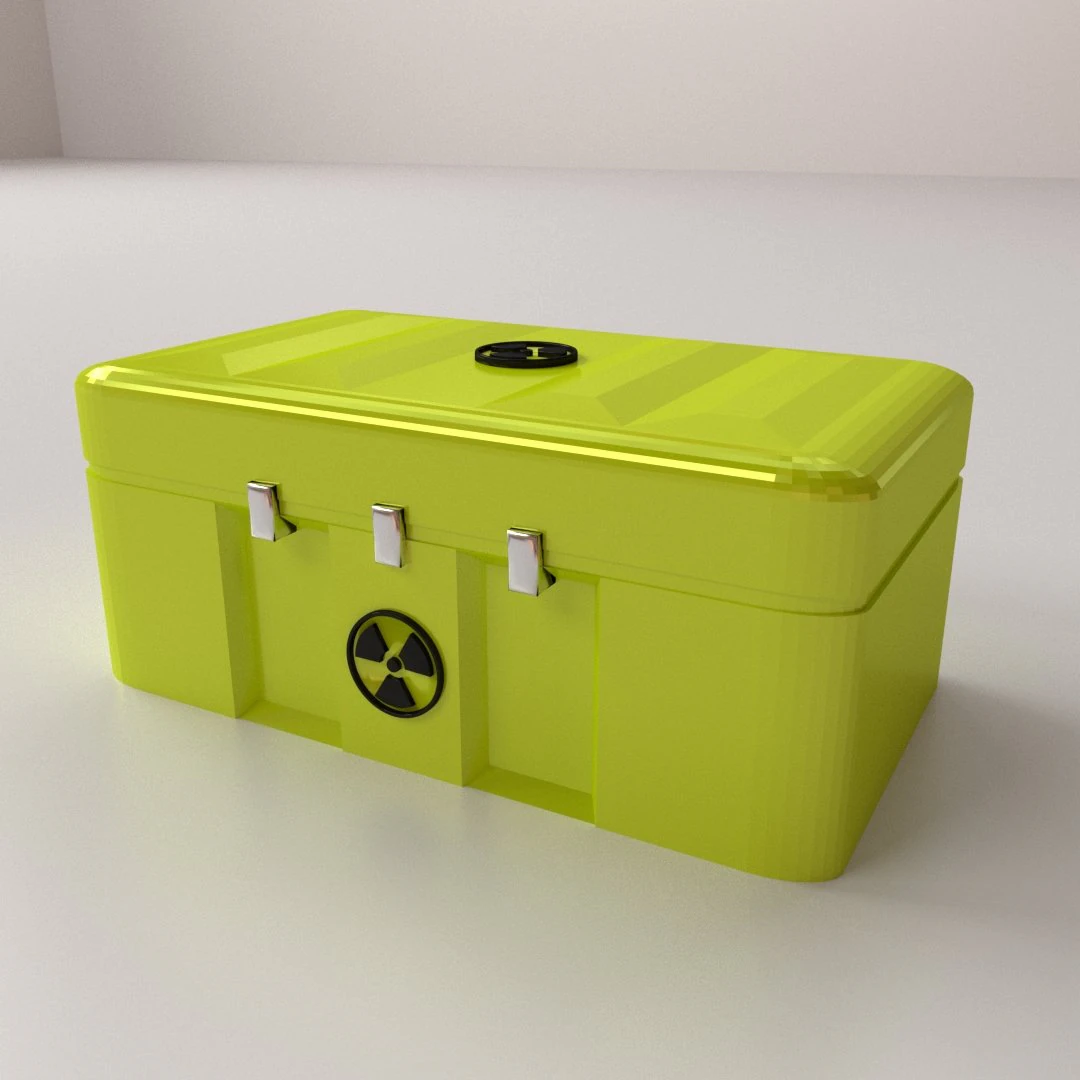 radioactive case 3D Model .c4d .max .obj .3ds .fbx .stl .blend 