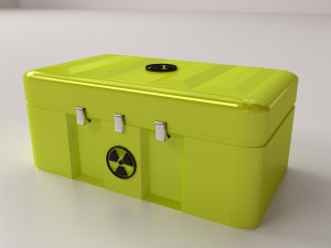 radioactive case Model 3D