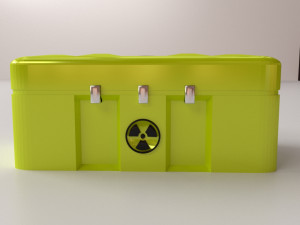 radioactive case Modèle 3D