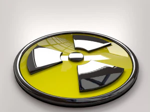 radioactive symbol 3D Model