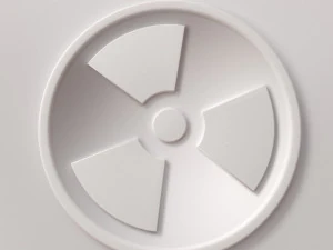 radioactive symbol 3D Model