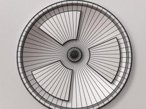 radioactive symbol Model 3D