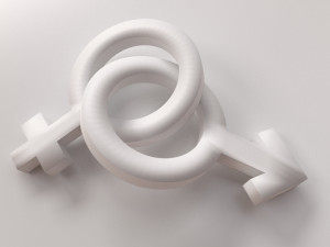 gender symbol Modèle 3D