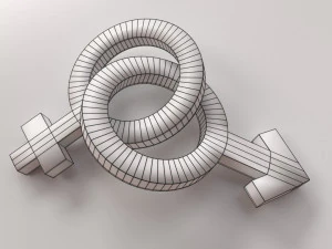 gender symbol 3D Model
