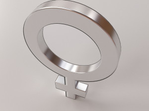 female symbol 3D Model
