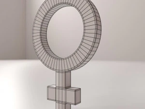 female symbol 3D Model