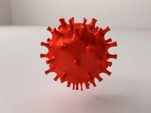 新冠肺炎 3D 模型