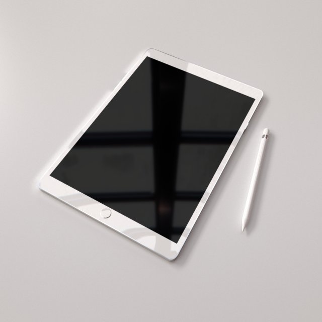 tablet pc 3D 模型 .c4d .max .obj .3ds .fbx .stl .blend 