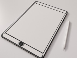 tablet pc 3D 模型