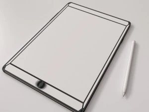tablette PC Modèle 3D