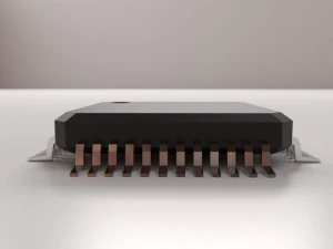 qfp IC Modelo 3D