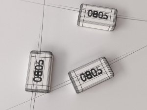 smd resistor Model 3D