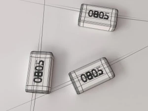smd resistor 3D Model