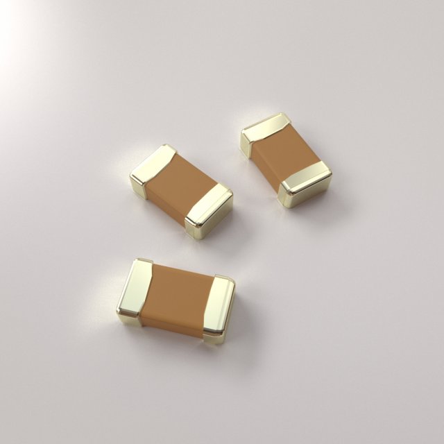 smd capacitor Model 3D .c4d .max .obj .3ds .fbx .stl .blend 