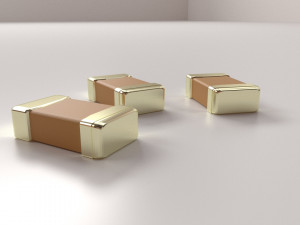 smd capacitor Model 3D