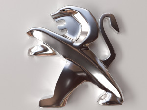 peugeot logo Modèle 3D
