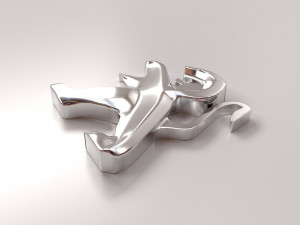 peugeot logo 3D 모델