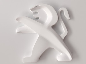 peugeot logo 3D 모델
