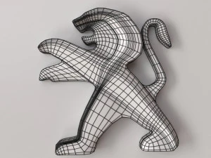 peugeot logo 3D Model