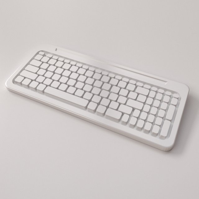 keyboard 3D-Modell .c4d .max .obj .3ds .fbx .stl .blend 