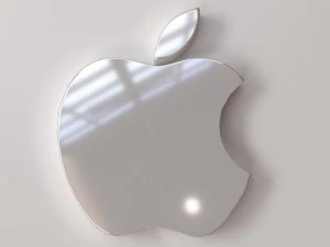 logo pomme Modèle 3D