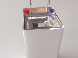 drinking fountain 3D मॉडल