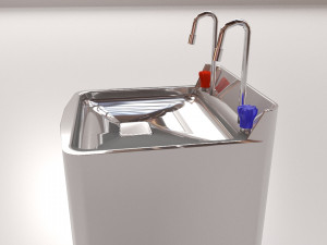 drinking fountain 3D मॉडल