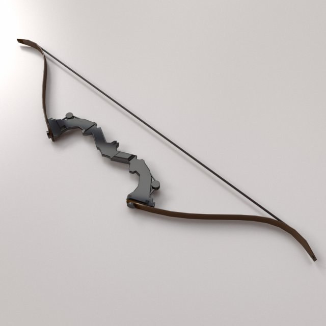 compound bow Modelo 3D .c4d .max .obj .3ds .fbx .stl .blend 