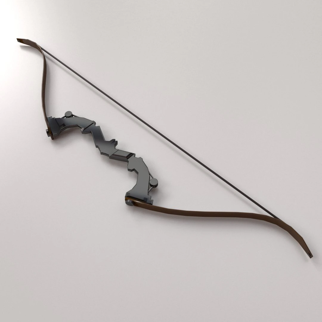 compound bow 3D Model .c4d .max .obj .3ds .fbx .stl .blend