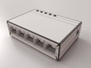 network hub 3D Model