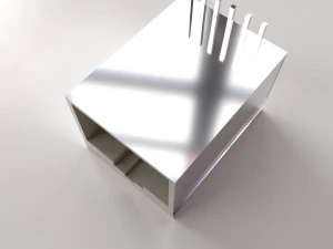 rj45 female socket 3D Model