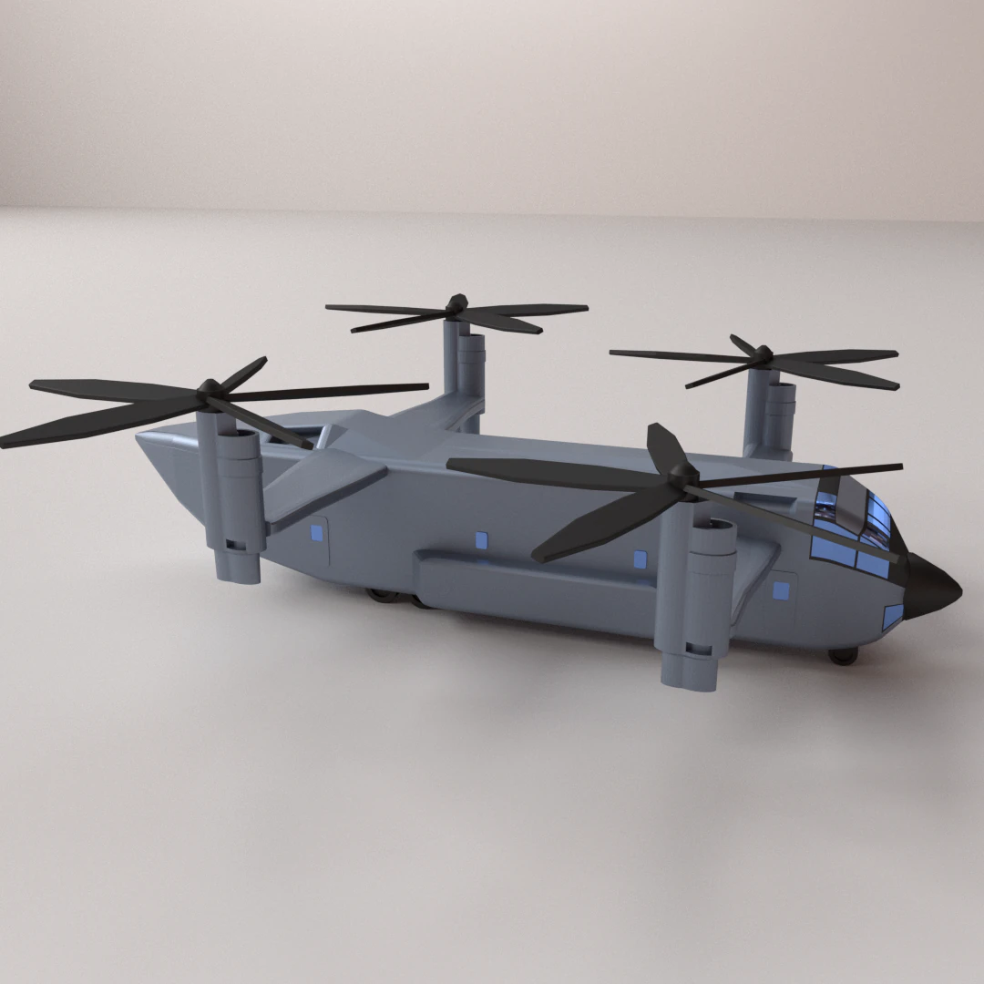 quad copter 3D Model .c4d .max .obj .3ds .fbx .stl .blend 